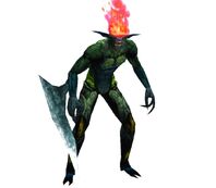 Orange demon
