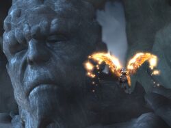 Kratos sobre Pegaso frente a Tifon.jpg