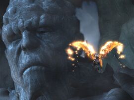 Kratos sobre Pegaso frente a Tifon.jpg