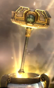 Champion's Hammer in game
