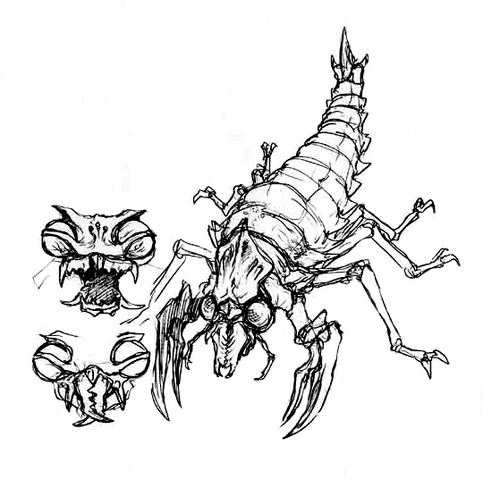File:Concept Art - Godzilla vs. Megaguirus - Meganulon 2.png