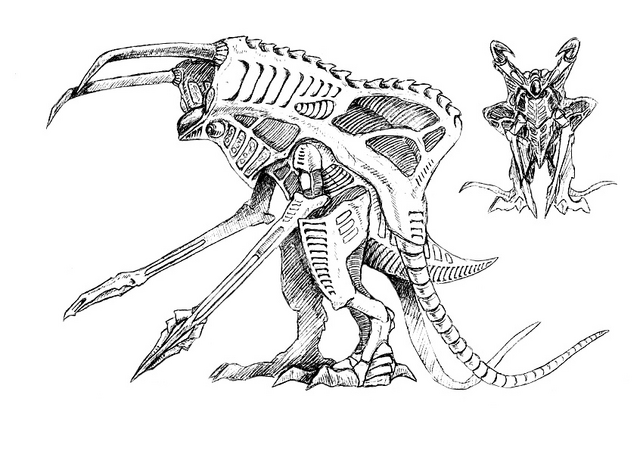 File:Concept Art - Godzilla 2000 Millennium - Orga 88.png