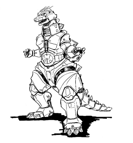 File:Concept Art - Godzilla Against MechaGodzilla - Kiryu 28.png