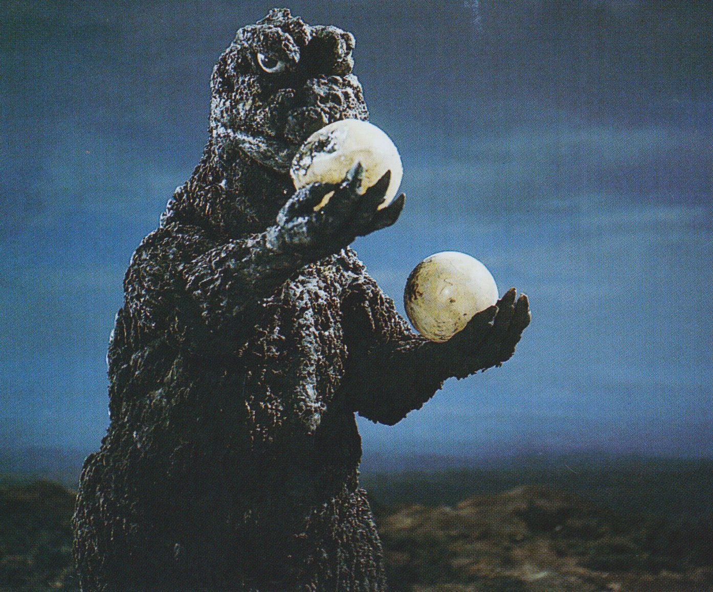 godzilla transforming eggs