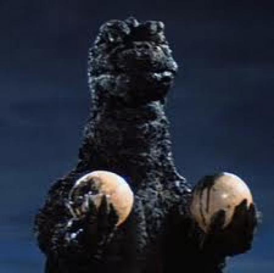 godzilla transforming eggs