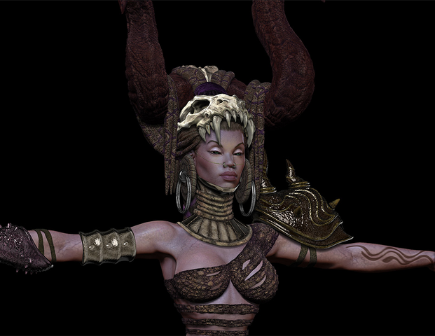 File:Queen of the Dead model detail.png