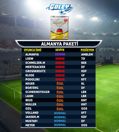 Goley-MMO-Almanya-Paketi