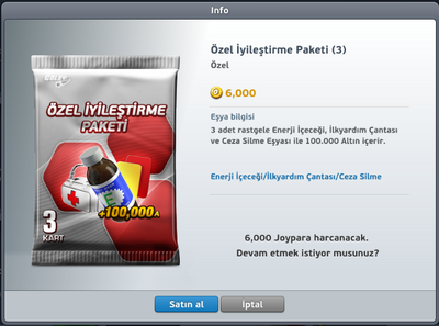 Özel İyileştirme 3