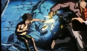 Kinichi bites it