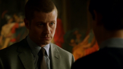 Detective Gordon telling Bruce that talking to someone about what he saw could be very helpful