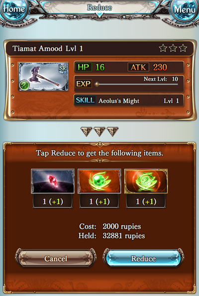 Reduce ui