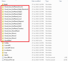 Grav cloud folders