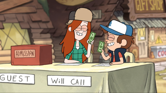 File:S1e3 wendy and dipper holding money.png