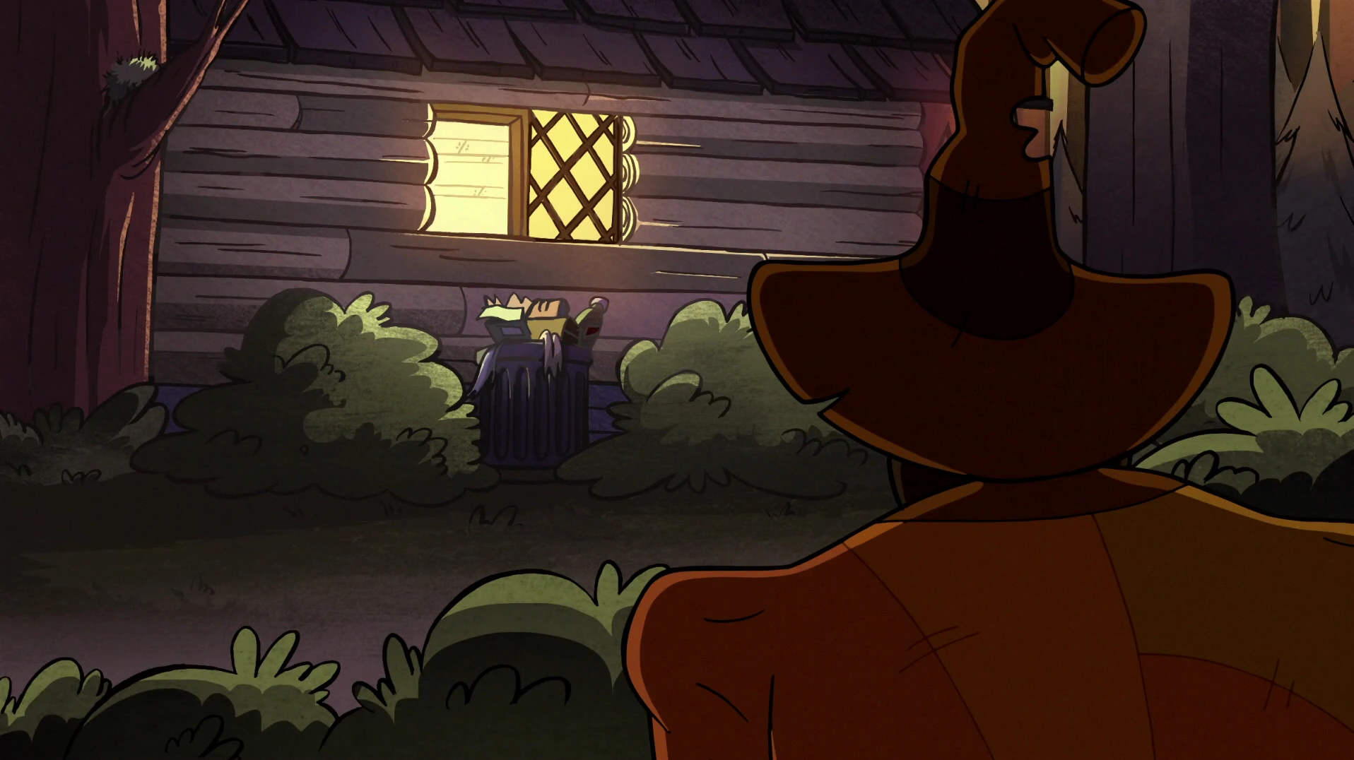 Image S1e12 summerween trickster sees dipper throwing candy.png