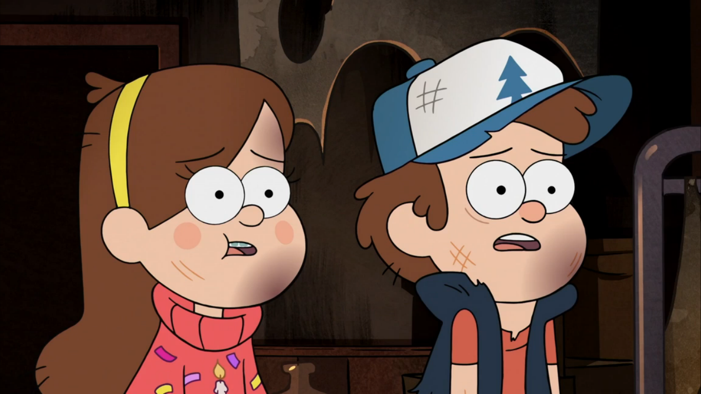 Image S2e20 Dipper And Mabel In Shockpng Gravity Falls Wiki 