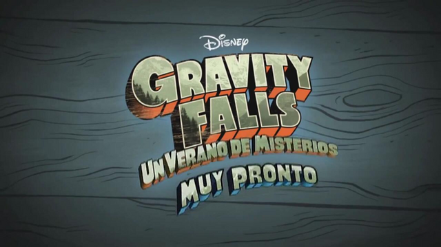 Archivo:Gravity Falls- un verano misterioso - Logotipo Latinoamérica (Señal -MUY PRONTO-).png