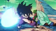 Gohan saves Namekian