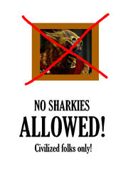 Racist anti-vorcha poster