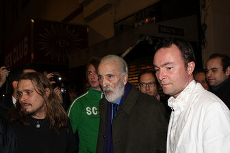 Christopher Lee au Grand Rex 14 (Backstage)