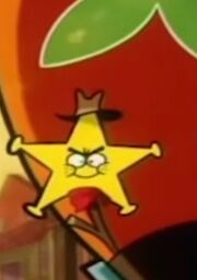 Gold star scepter