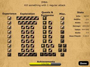 Achievements