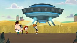 It's a giant spaceship