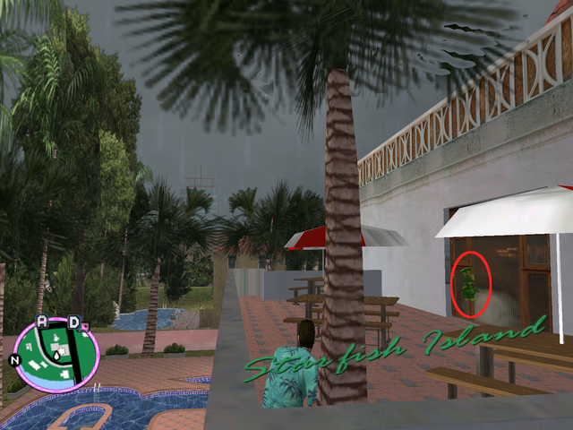 File:GTAVC HiddenPack 53 S upstairs patio of Rockstar logo pool W central house .png
