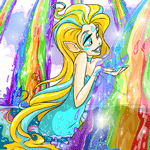 Rainbow fountain