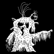 Roger sprite dark background