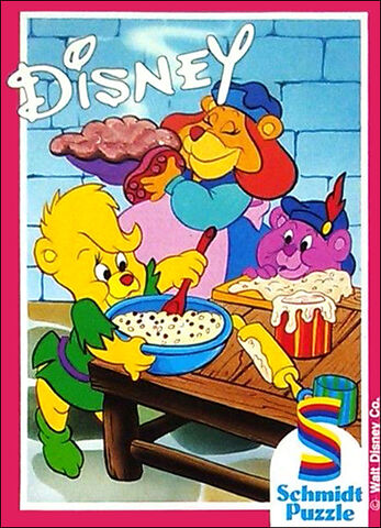 Datei:Disney's Gummi Bären - Sunni und Cubbi backen mit Grammi (Schmidt Puzzle).jpg