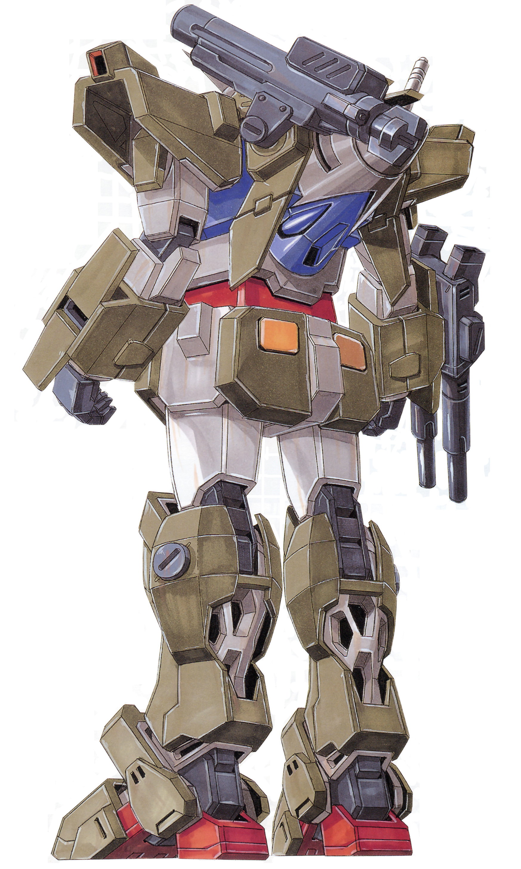 Image - GN-000FA Full-Armor 0 Gundam Rear.jpg | Gundam Fanon Wiki ...