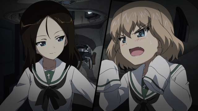 File:Nonna and Katyusha in Ooarai uniform.png