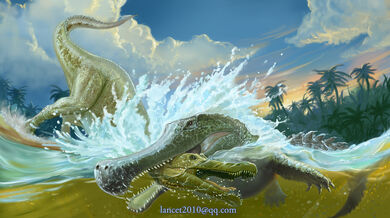 Sarcosuchus bite