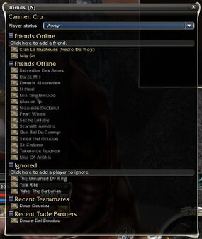 Friends List