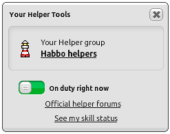 Helper on duty
