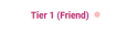 Friend Tier Title