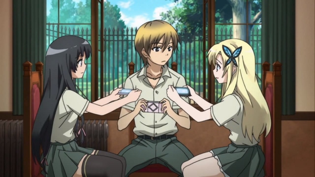 File:6-Sena, Yozora and Kodaka playing games.png