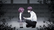 Mutsuki and Dousetsu parting