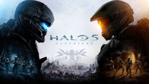 Halo 5 Guardians cover art