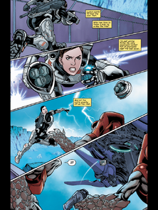 Palmer throwing her helmet full of grenades into the Lich.png