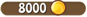 8000 Coins