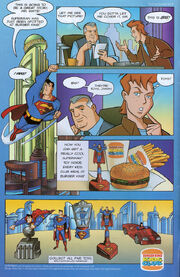 Burger King Superman Kids Club Meal toys ad 1997