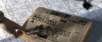 Daily Prophet reports Muggle Family murdered