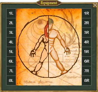 Equipment Screen