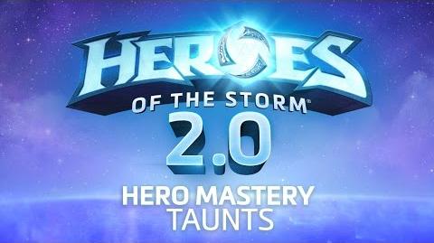 what is mastery taunt in heroes of the storm
