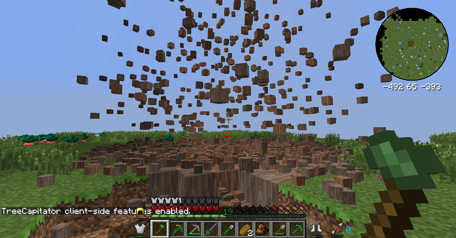 Minecraft treecapitator