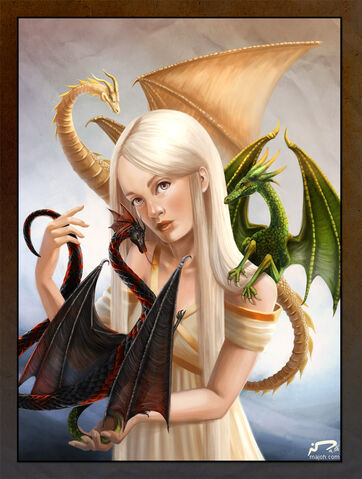 Archivo:Daenerys Targaryen by Majoh©.jpg