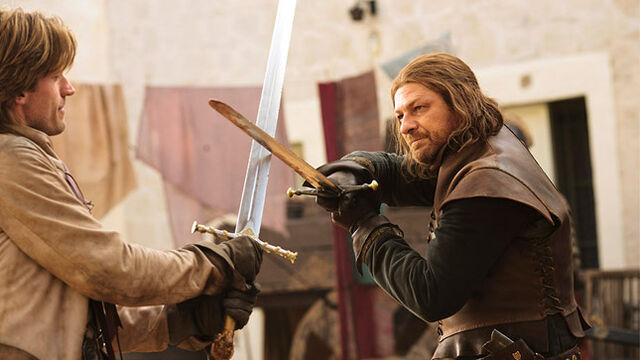 Archivo:Duelo entre Jaime Lannister y Ned Stark.jpg