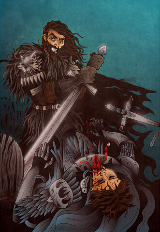 Archivo:Brandon Stark vs. Petyr Baelish by ~acazigot©.jpg