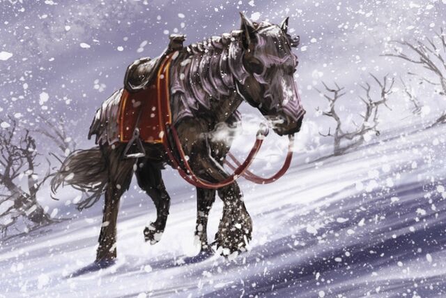 Archivo:Northern courser by Dimitri Bielak, Fantasy Flight Games©.jpg